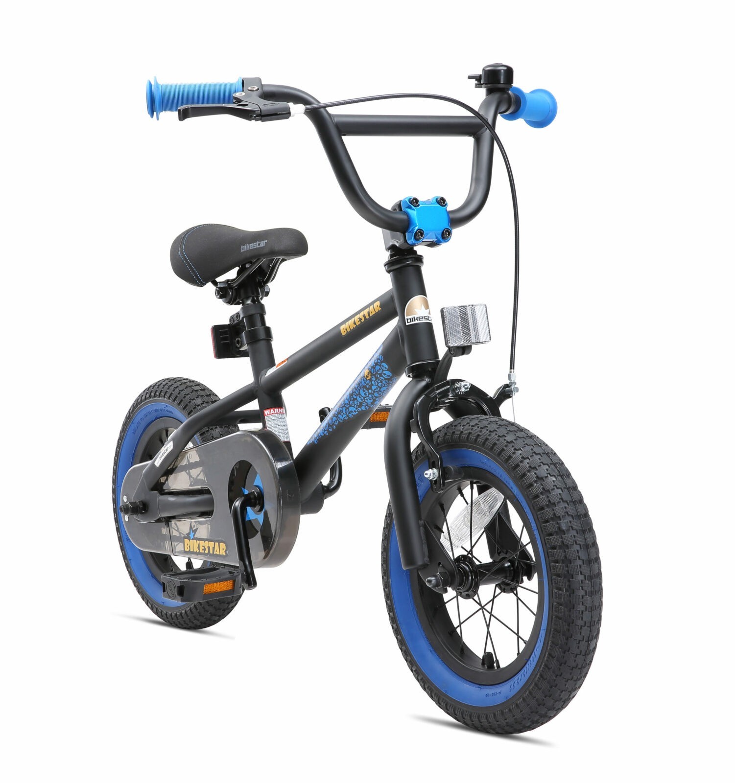 Corporation censuur zonlicht Bikestar, BMX kinderfiets, 12 inch, zwart / blauw - Fietsdirect