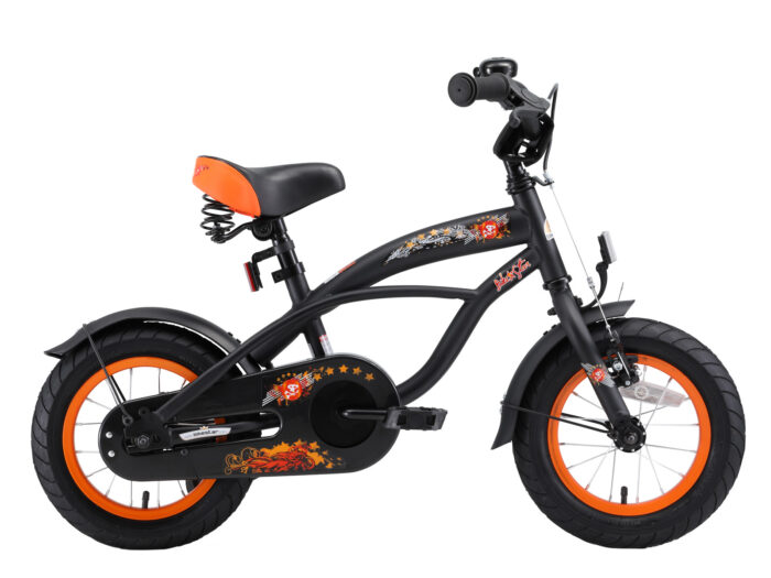 Bikestar kinderfiets Cruiser 12 inch zwart