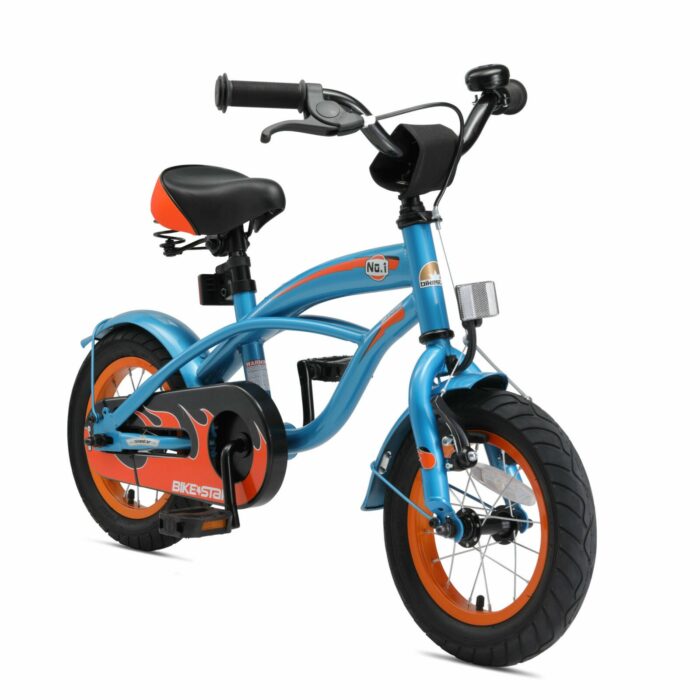 of coupon theater Bikestar, Cruiser kinderfiets, 12 inch, blauw - Fietsdirect