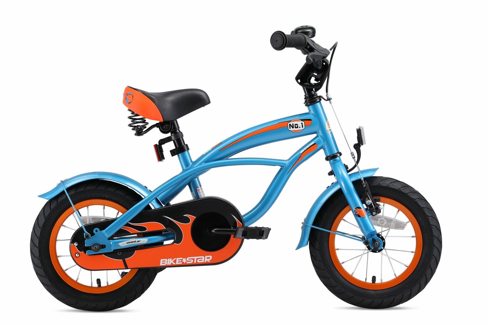 scherp Met opzet de sneeuw Bikestar, Cruiser kinderfiets, 12 inch, blauw - Fietsdirect