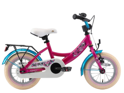 Bikestar kinderfiets Classic 12 inch paars turquiose