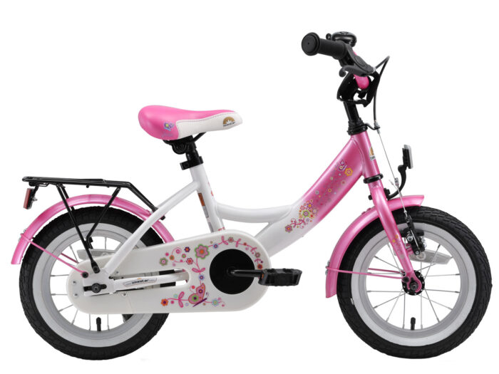 Bikestar kinderfiets Classic 12 inch roze wit