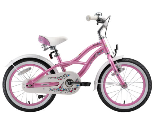 Bikestar Cruiser 16 inch roze