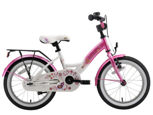 Bikestar classic kinderfiets 16 inch roze wit