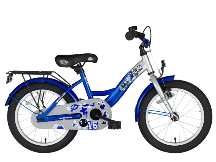 Bikestar classic kinderfiets 16 inch blauw zilver