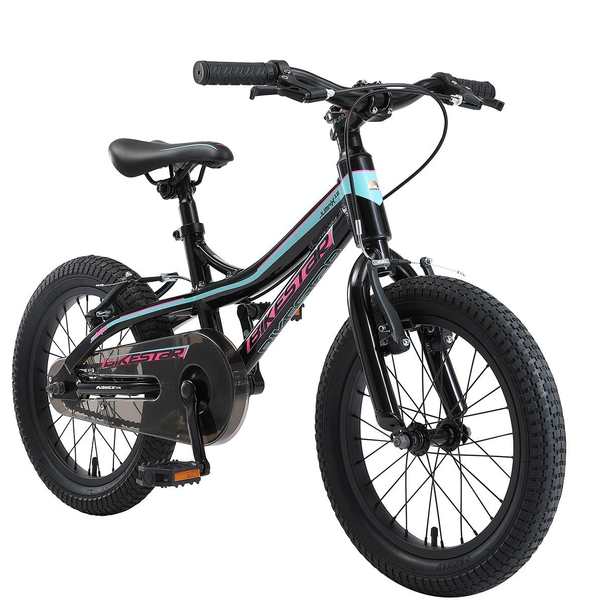 Bikestar, Mountainbike kinderfiets, alu, 16 inch, zwart / - Fietsdirect