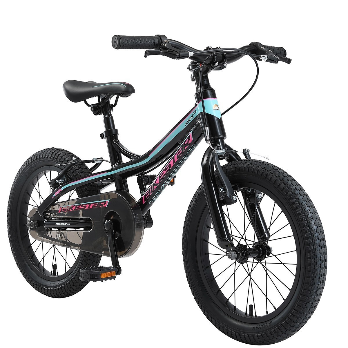 enkel scannen Ontvanger Bikestar, Mountainbike kinderfiets, alu, 16 inch, zwart / blauw -  Fietsdirect