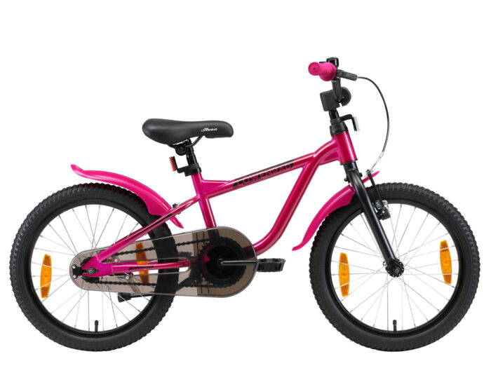 LOwenrad kinderfiets 18 inch paars