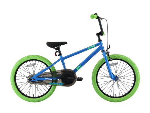 bikestar 20 inch BMX blauw/groen