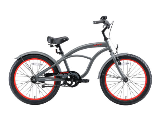 bikestar 20 inch cruiser grijs