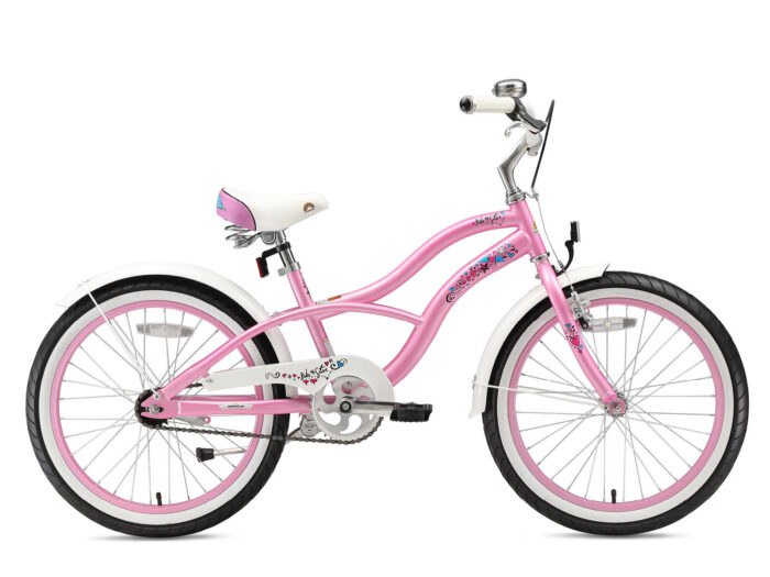 bikestar 20 inch cruiser roze