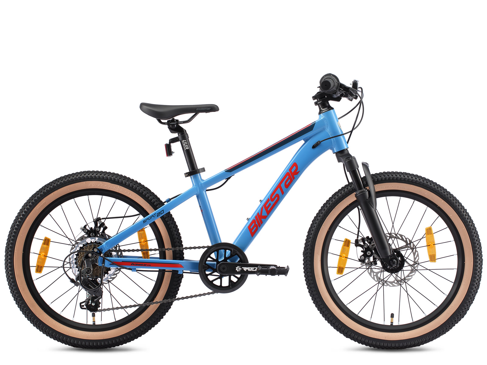BI 20 MH SO BEOB BIkestar kinderfiets MTB 20 inch blauw