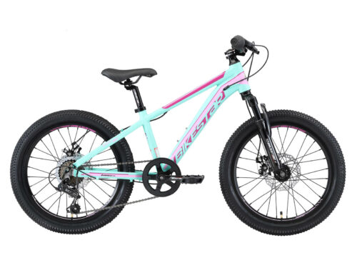 bikestar 20 inch MTB mint/roze