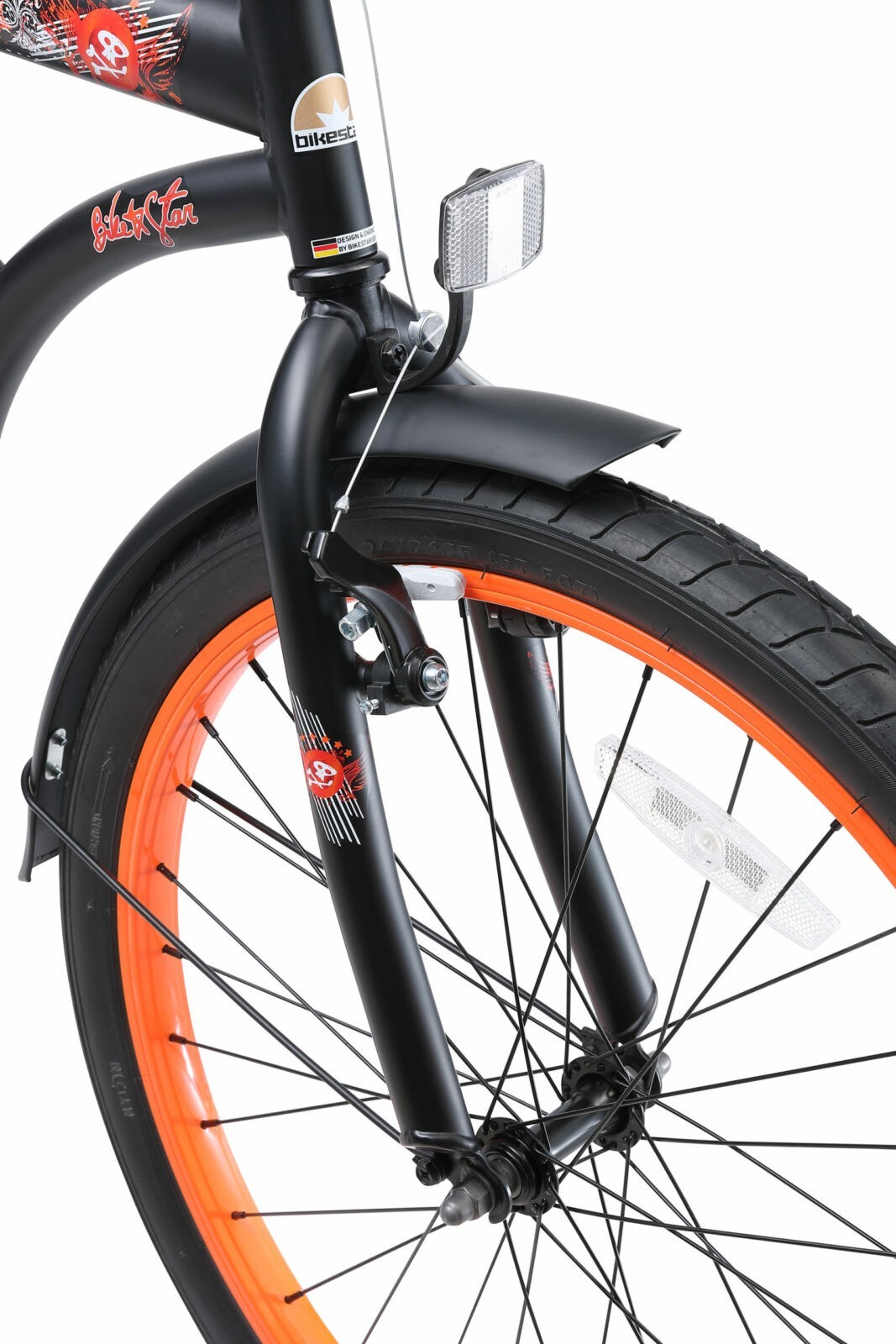 Ongeldig schermutseling ventilator Bikestar, Cruiser kinderfiets, 24 inch, zwart - Fietsdirect