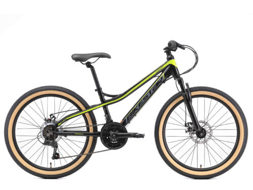 bikestar 24 inch MTB zwart/groen