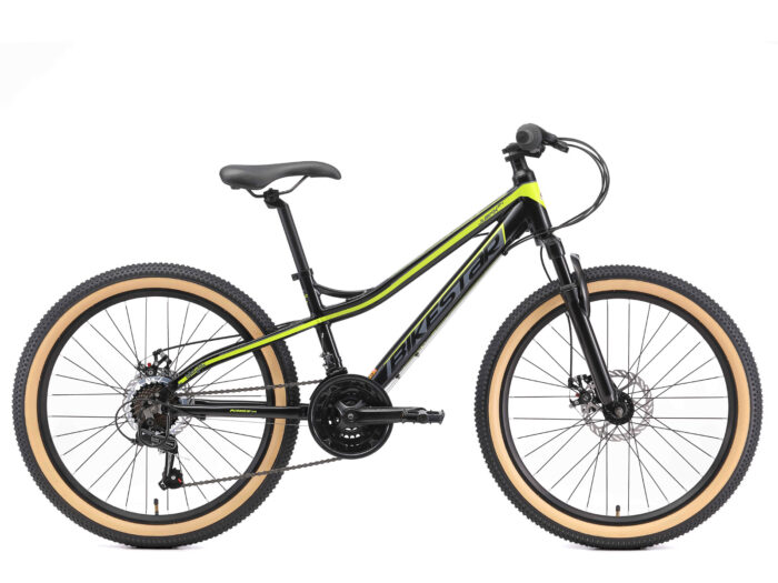 BI 24 MB J1 AEGN mtb kinderfiets zwart groen