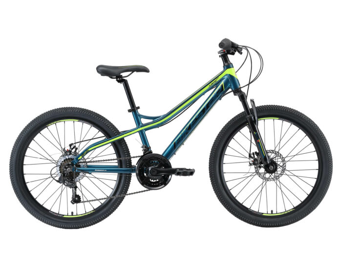 bikestar 24 inch MTB blauw/groen