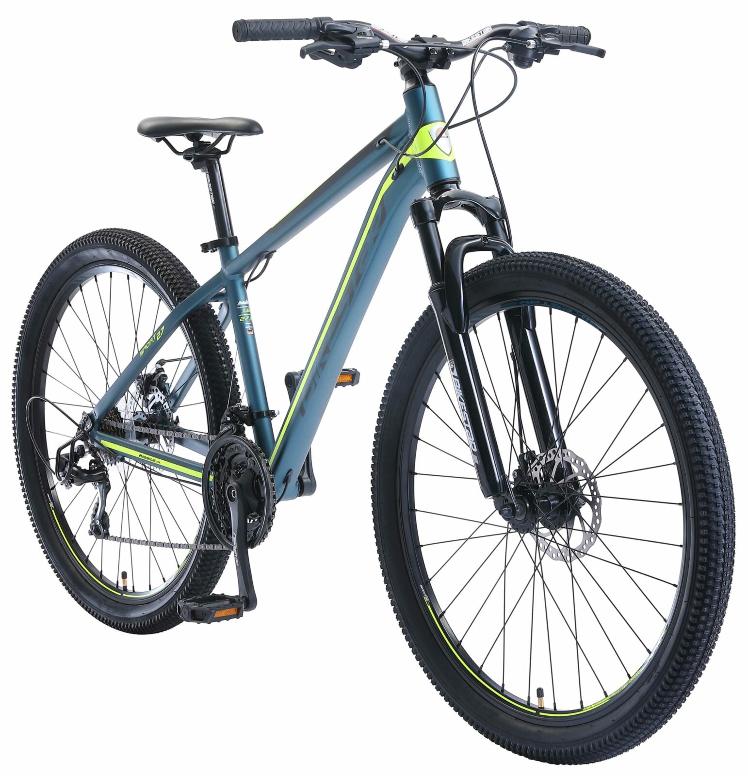 nederlaag Ewell Uitwisseling Bikestar hardtail MTB, Sport, 27.5 inch, 21 speed, blauw/groen - Fietsdirect