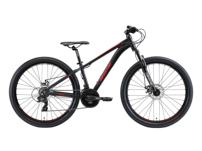 bikestar 27 inch MTB zwart/rood