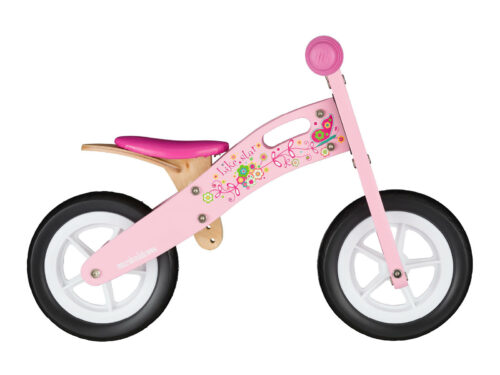 bikestar houten loopfiets 10 inch roze