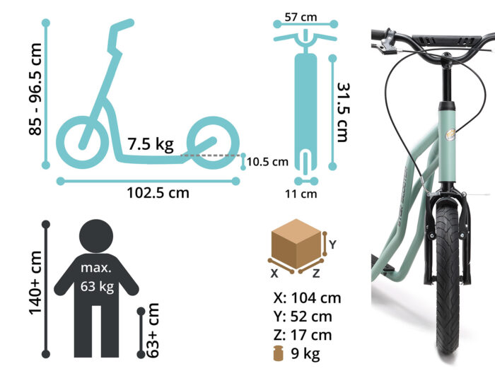 SC 16 MX GREE dim neu