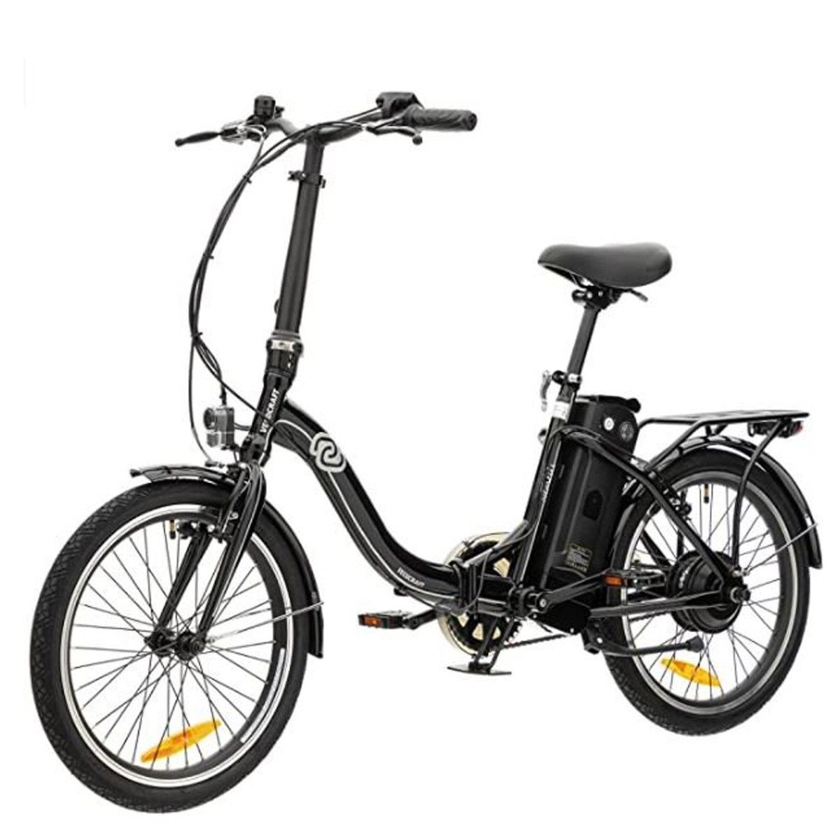 menigte Giet verlies Elektrische vouwfiets, lage instap, Nemesis, zwart, 7,8 Ah. - Fietsdirect