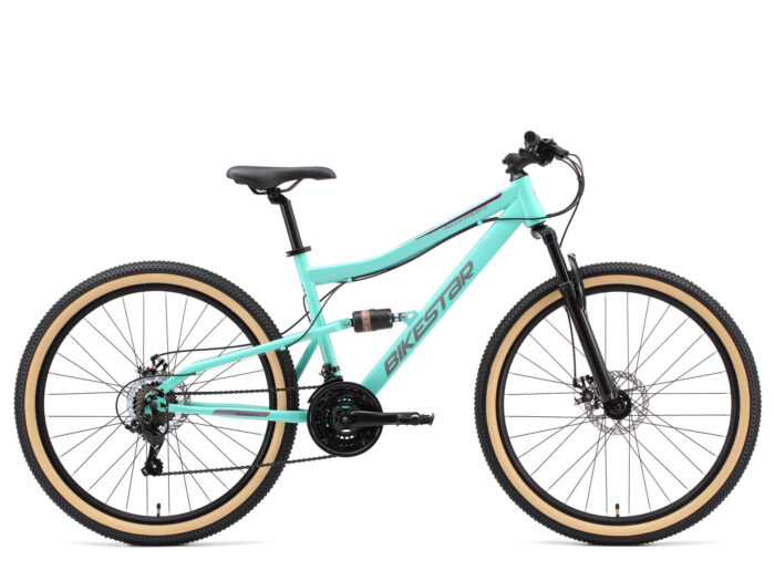 BI 27 MF XL MTME Bikestar fully MTB 27 mint groen