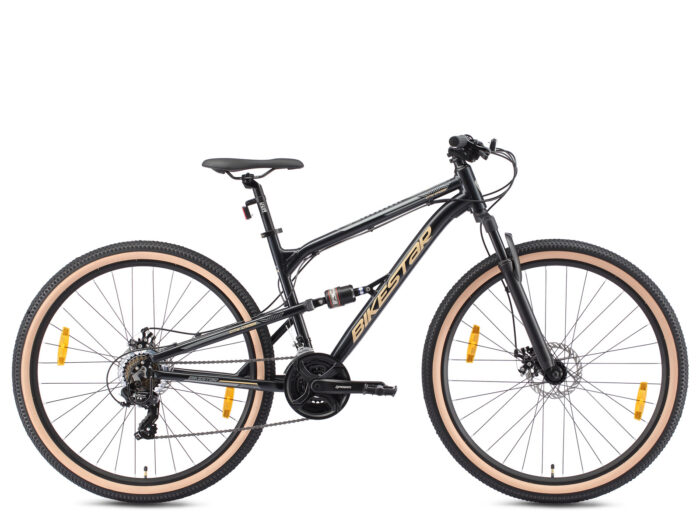 BI 29 MF CC BKLE bikestar fully mtb zwart goud