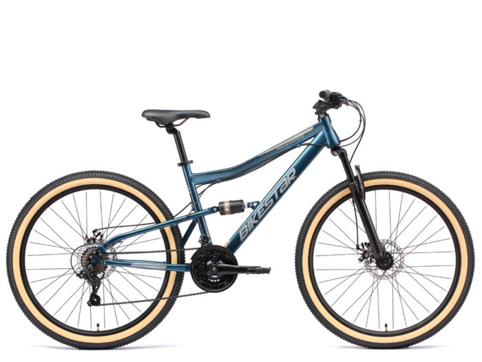 bikestar fully mtb 27.5 xl blauw