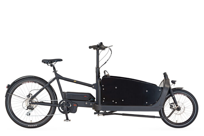 elektrische bakfiets Cargo 10 versnellingen zwart