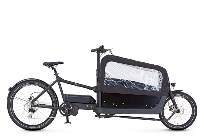 elektrische bakfiets Cargo 10 sp zwart