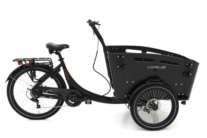 elektrische bakfiets 7 versnellingen Vogue Superior 3 zwart