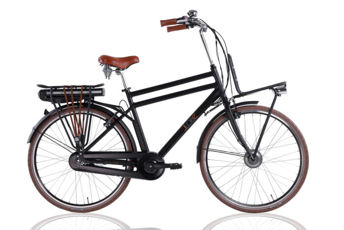 Historicus Email Smeltend Elektrische herenfiets, transport, Rosendaal 3, Nxs 7, 50 cm, 13Ah, zwart -  Fietsdirect