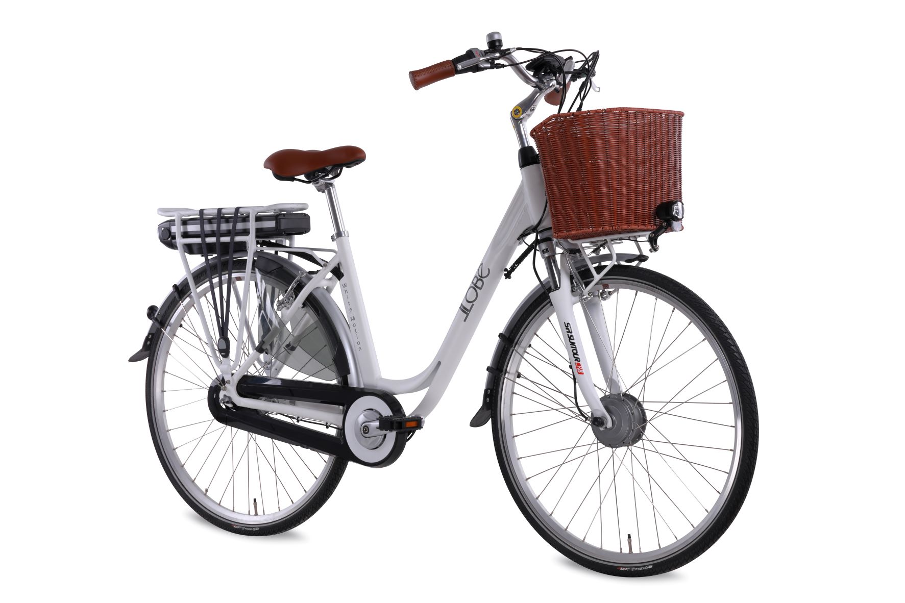 wees onder de indruk uniek Overweldigend Elektrische damesfiets, met mand, White Motion 3.0, Nxs 7, 13Ah, wit -  Fietsdirect