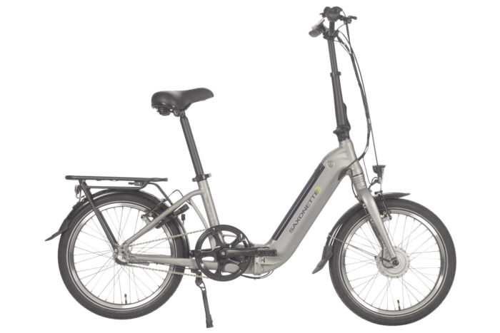 elektrische vouwfiets Comfort zilver 3 versnellingen