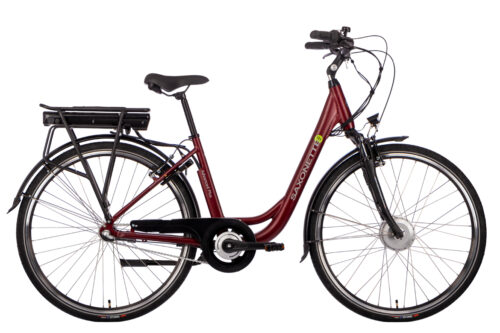 Advanced Plus elektrische damesfiets 3 versnellingen rood
