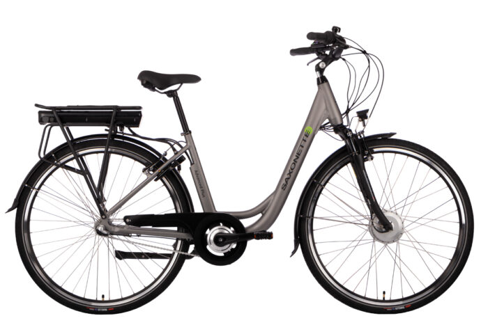 Advanced Plus elektrische damesfiets 3 versnellingen zilver