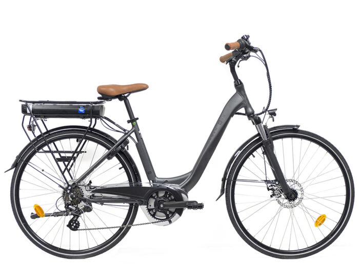 Urban E600 midmotor ebike grijs