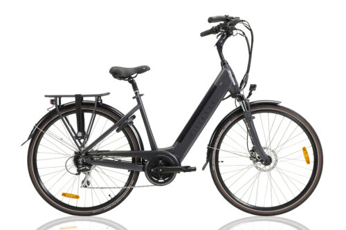 elektrische damesfiets middenmotor 8 versnellingen commuter