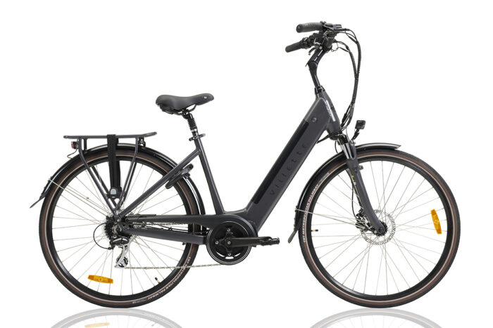 elektrische damesfiets middenmotor 8 versnellingen commuter