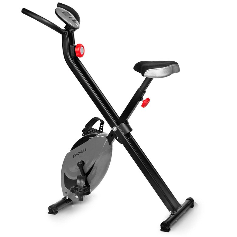 Uitsluiten De eigenaar stuk Hometrainer Spokey Xfit+, magnetische weerstand, inklapbaar - Fietsdirect