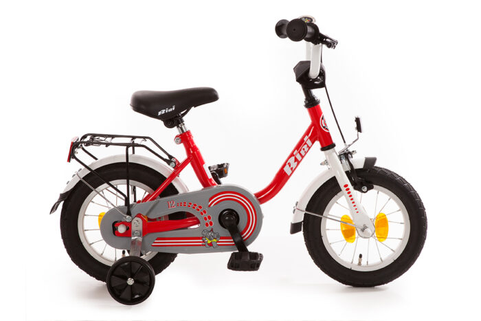 Bibi 12 inch kinderfietsje rood