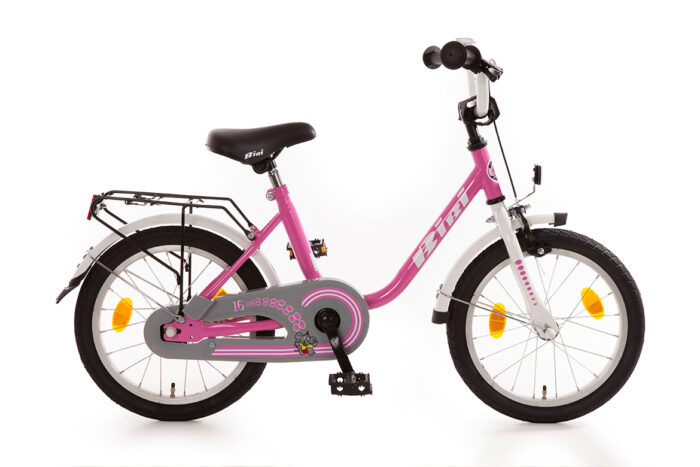 Bibi 16 inch kinderfietsje roze