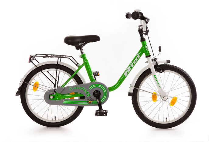 Bibi 18 inch kinderfietsje groen