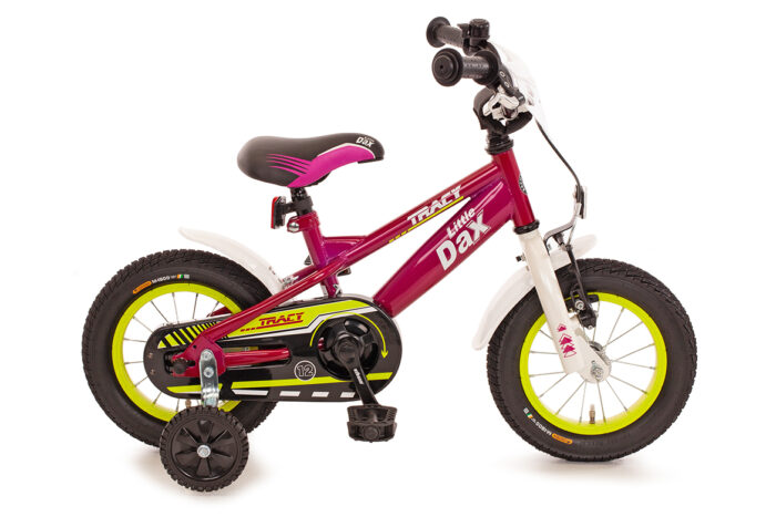 Little Dax 12 inch kinderfietsje paars