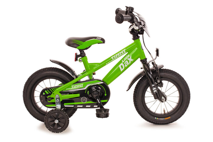 Little Dax 12 inch kinderfietsje groen