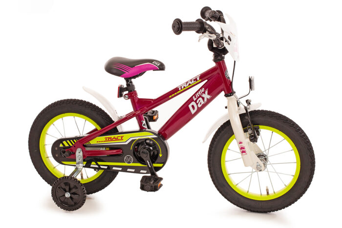 Little Dax 14 inch kinderfietsje paars