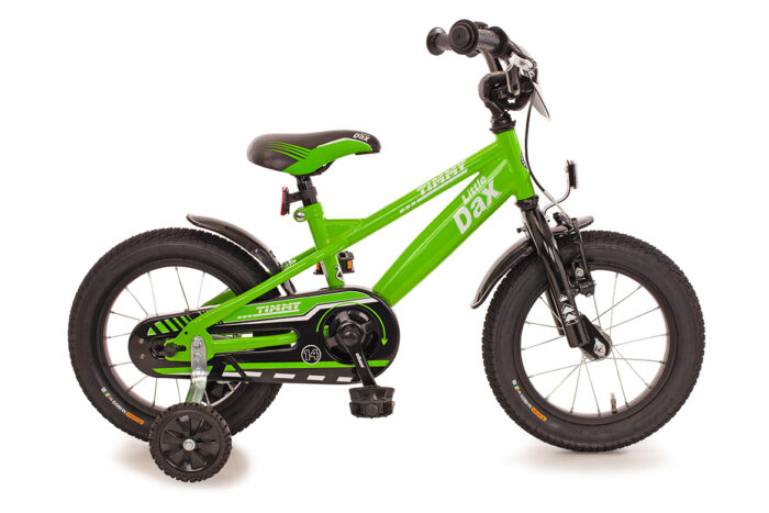 Little Dax 14 inch kinderfietsje groen