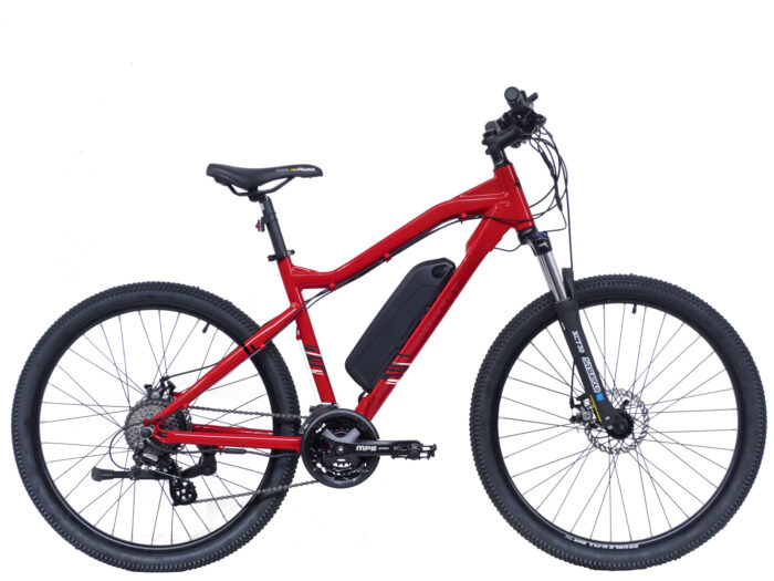 elektrische mountainbike mtb 24 sp rood Sommet