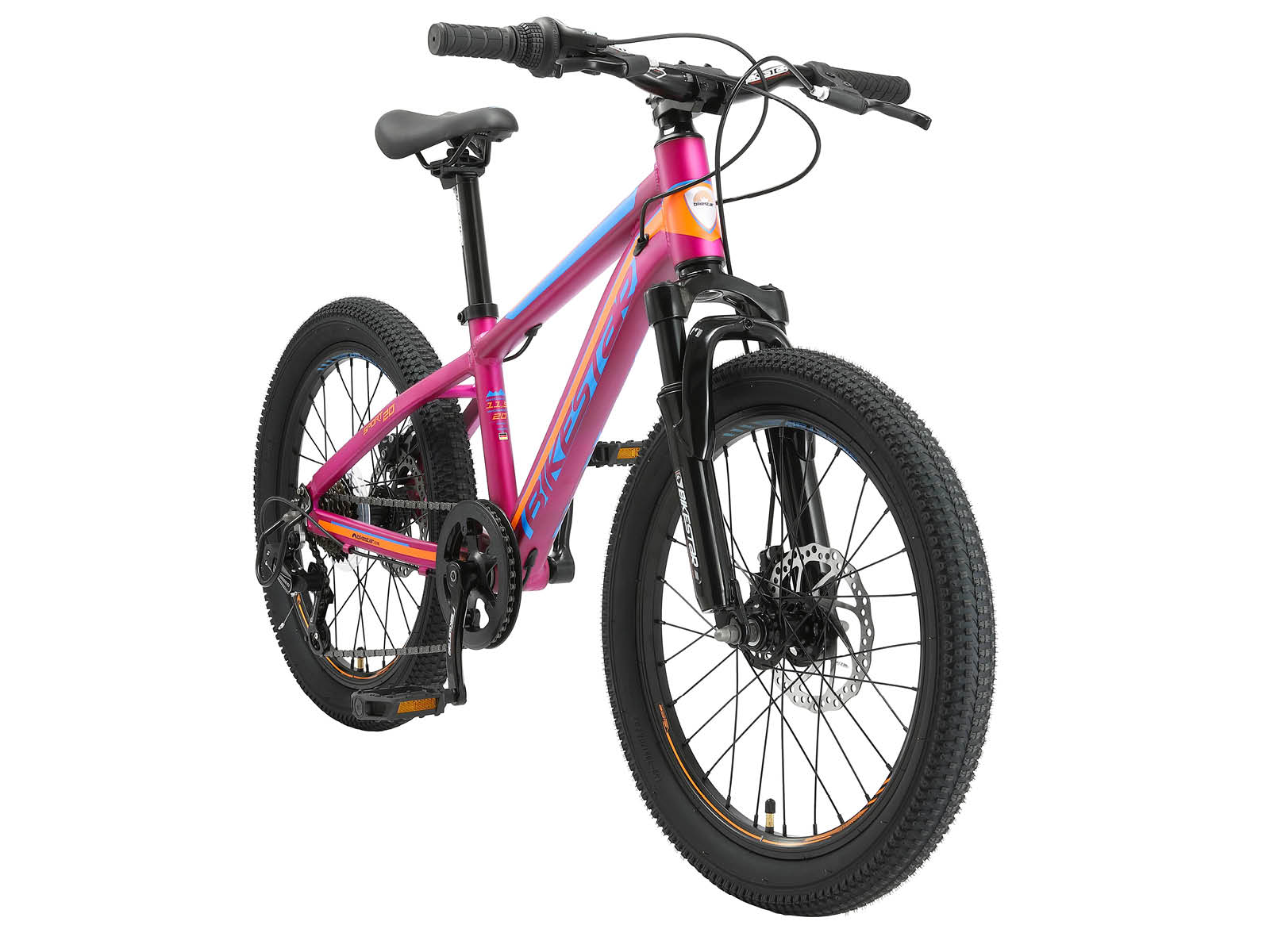 Bikestar kinderfiets MTB Sport 7speed 20inch paars oranje